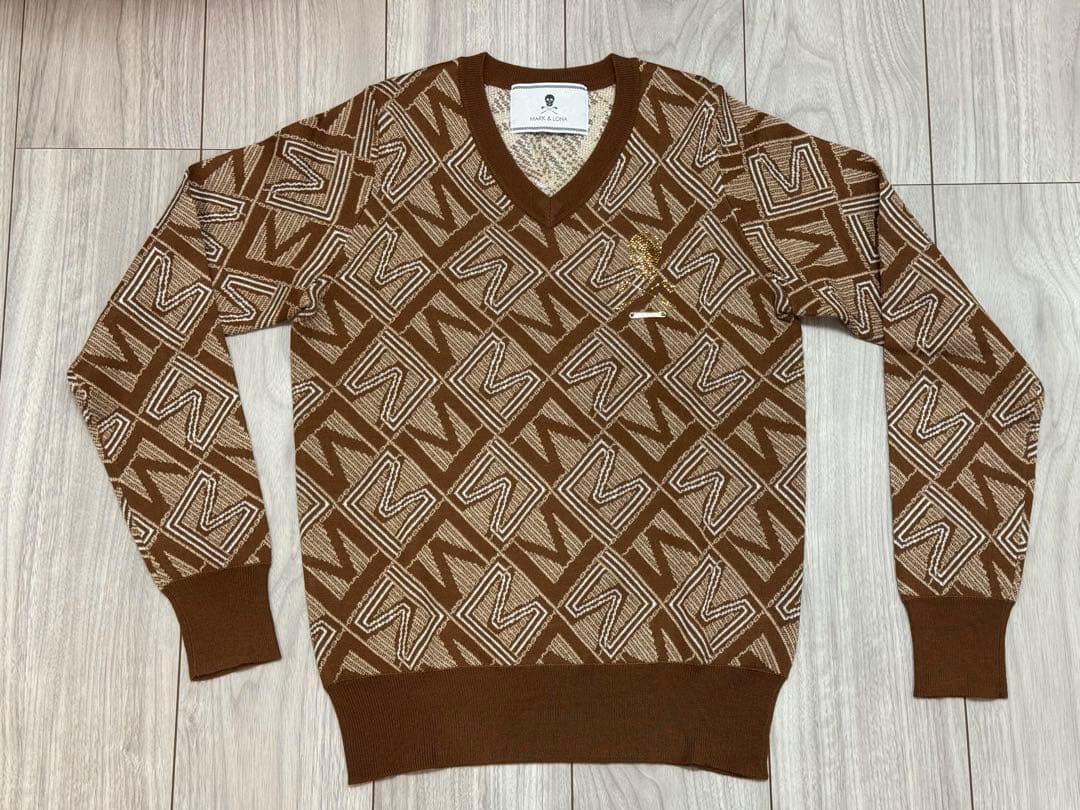 新品　マークアンドロナ　ニット S