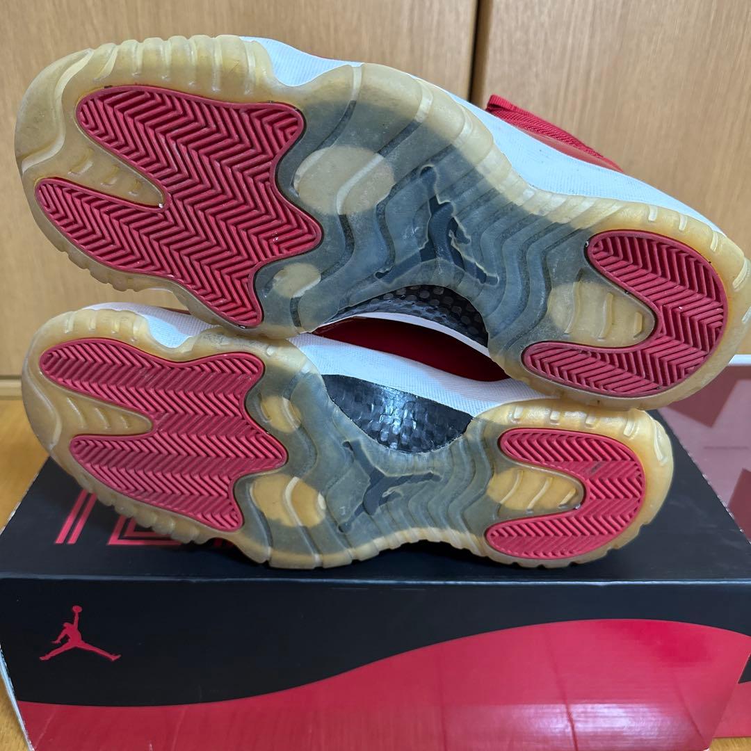 AIR JORDAN11 バスケットシューズ レッド 28.5cm