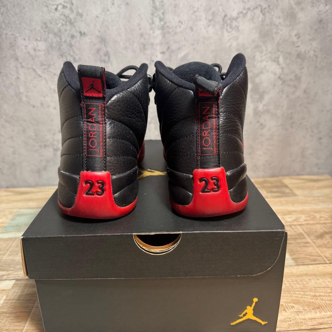 NIKE AIR JORDAN 12 レトロ 6Y ブラック×レッド