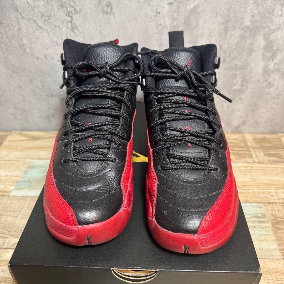 NIKE AIR JORDAN 12 レトロ 6Y ブラック×レッド