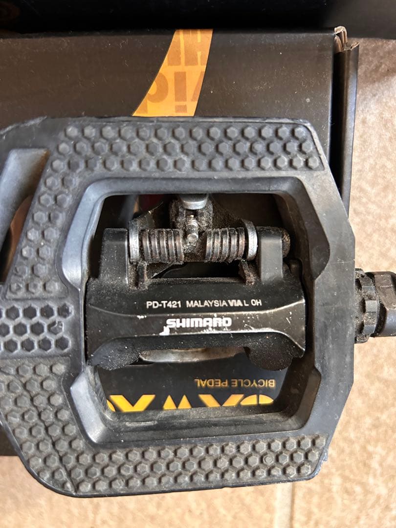 オークリー KOYA RC CLIPRESS 41.5とSPDペダルセット
