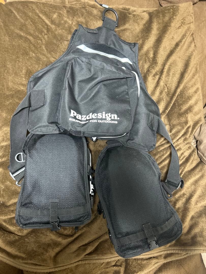 pazdesign フィッシングベスト ブラック
