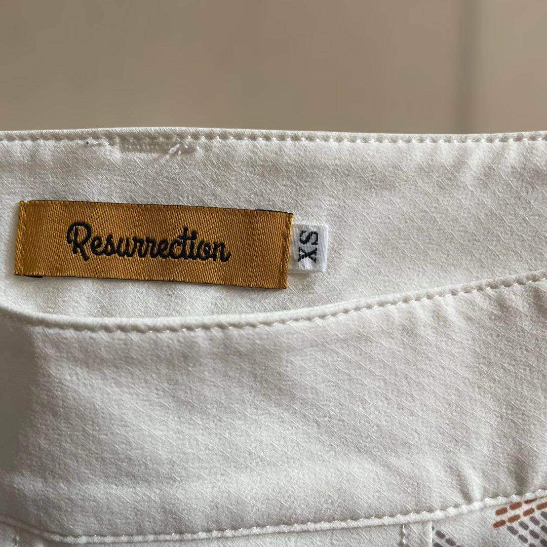 美品✨️Resurrection ホワイト プリーツスカート XS