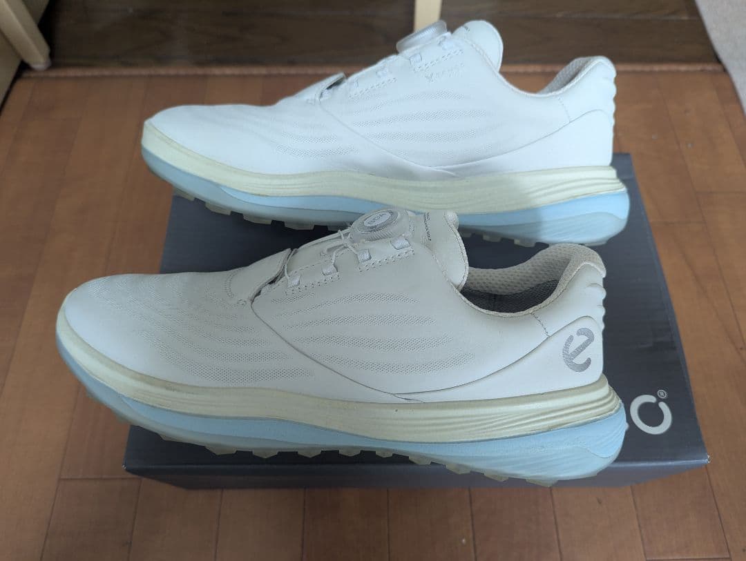【値下げ】ecco ゴルフシューズ ホワイト24cm