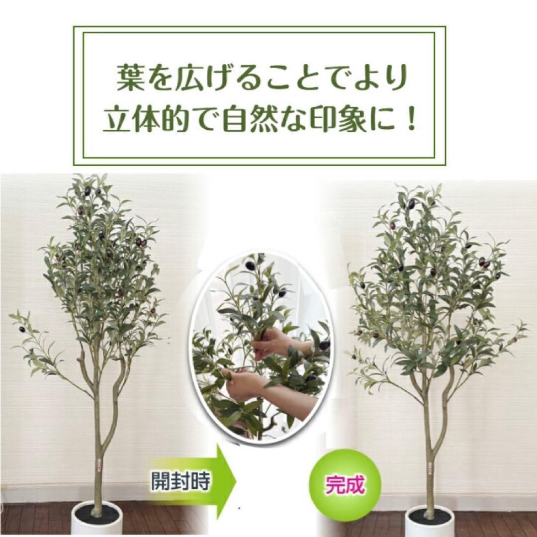 【新品】フェイクグリーン オリーブ 120cm 人工観葉植物 大型 生花店監修