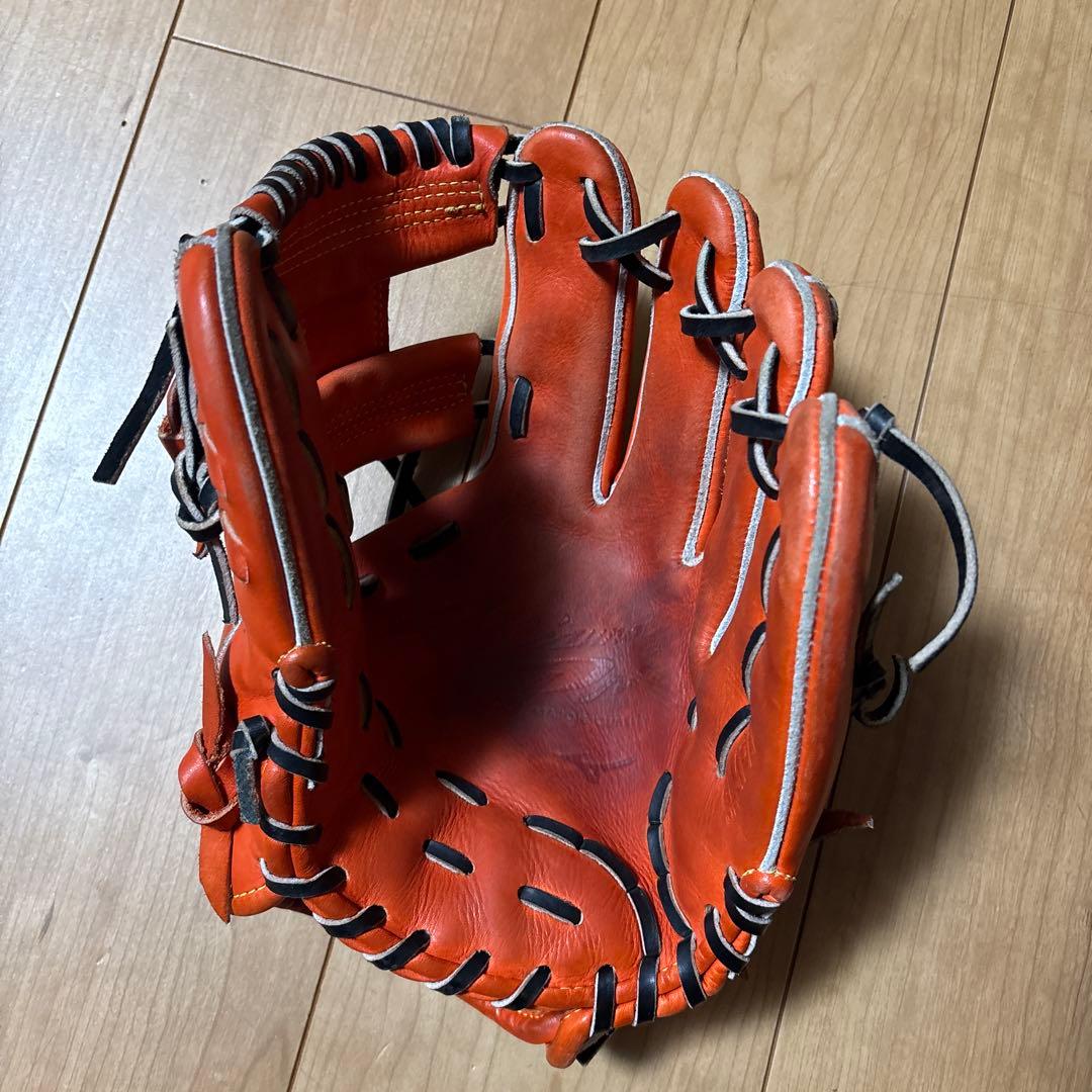 Mizuno 硬式グローブ オレンジ