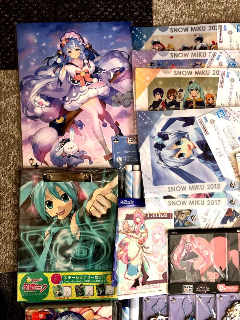 初音ミク一番くじ39の日　雪ミク　MIKU 桜ミクなど　60点まとめ売り