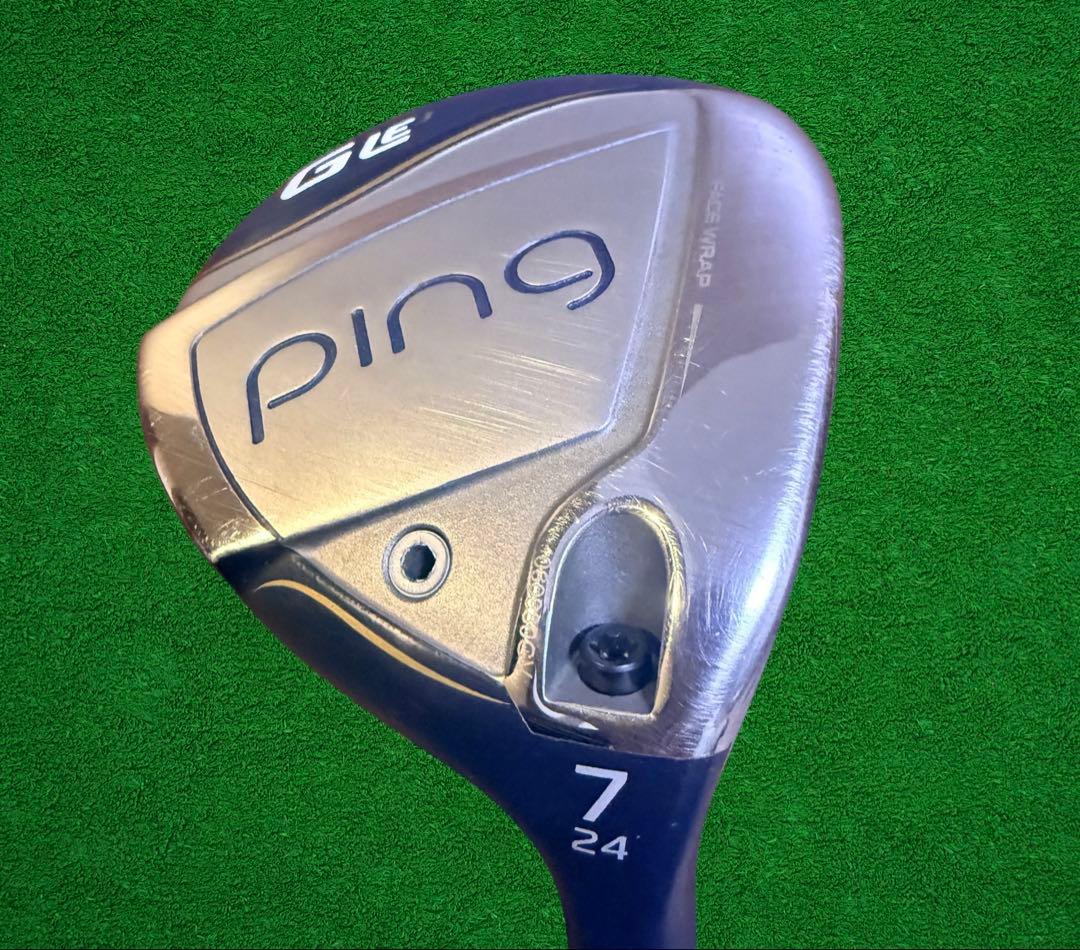 【美品】PING GLE3 フェアウェイウッド 7W 右用 Aシャフト カバー付