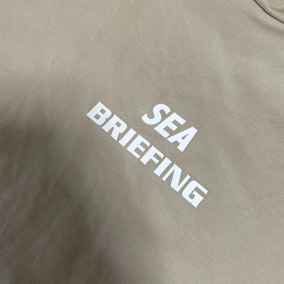 BRIEFING ブリーフィングWIND AND SEA モックネック半袖L