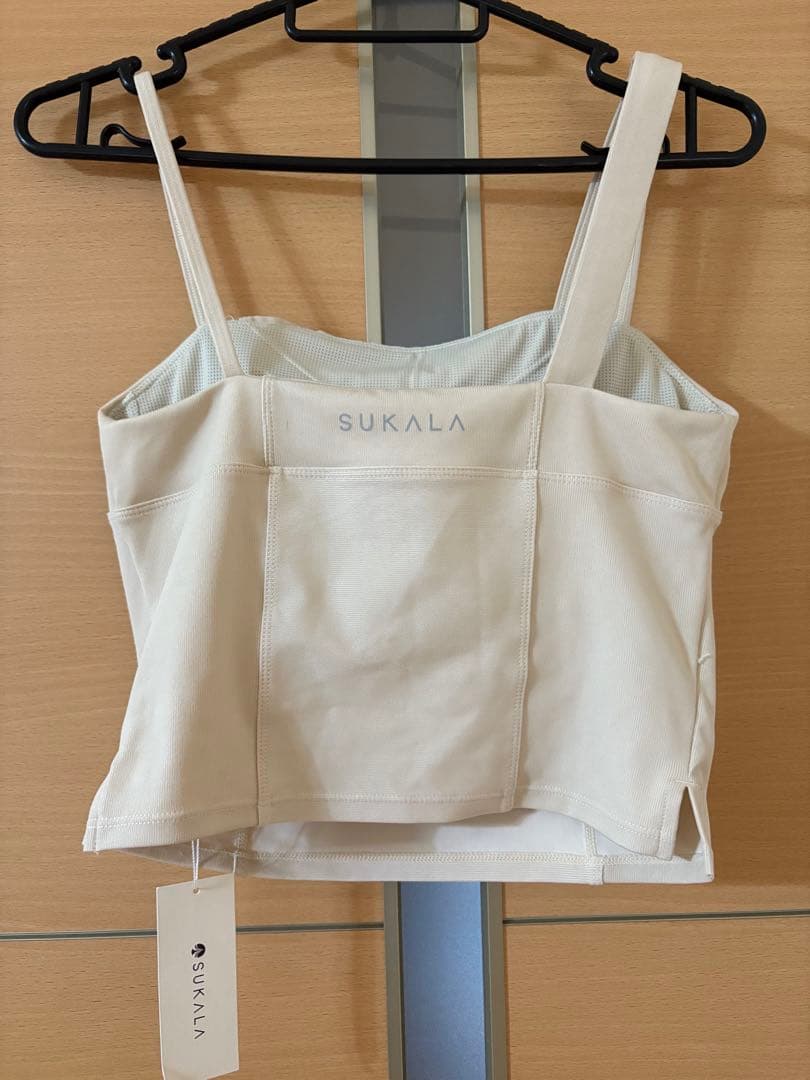 SUKALA リブデニムショートキャミソール　Mサイズ