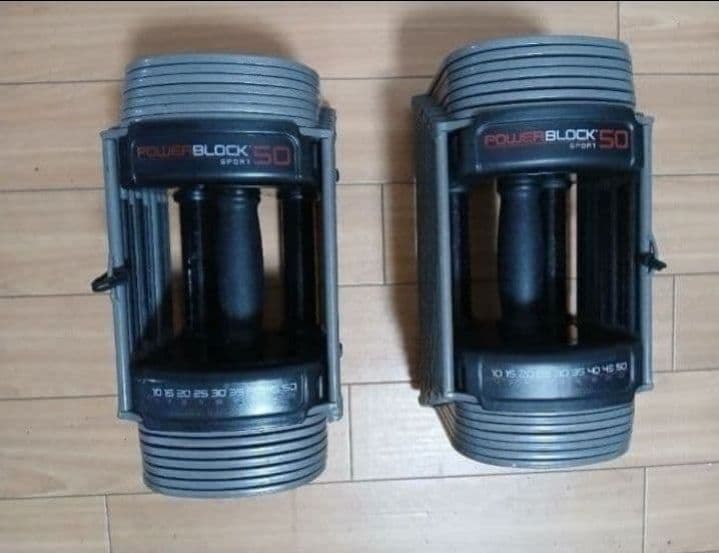 ① POWER BLOCK SP50パワーブロック ダンベル　23kg × 1個