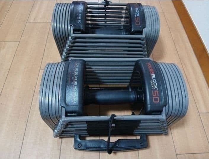 ① POWER BLOCK SP50パワーブロック ダンベル　23kg × 1個