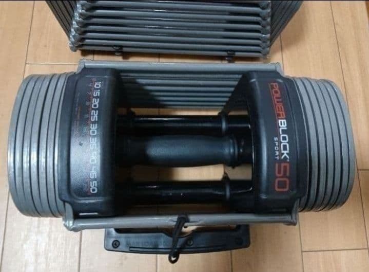 ① POWER BLOCK SP50パワーブロック ダンベル　23kg × 1個