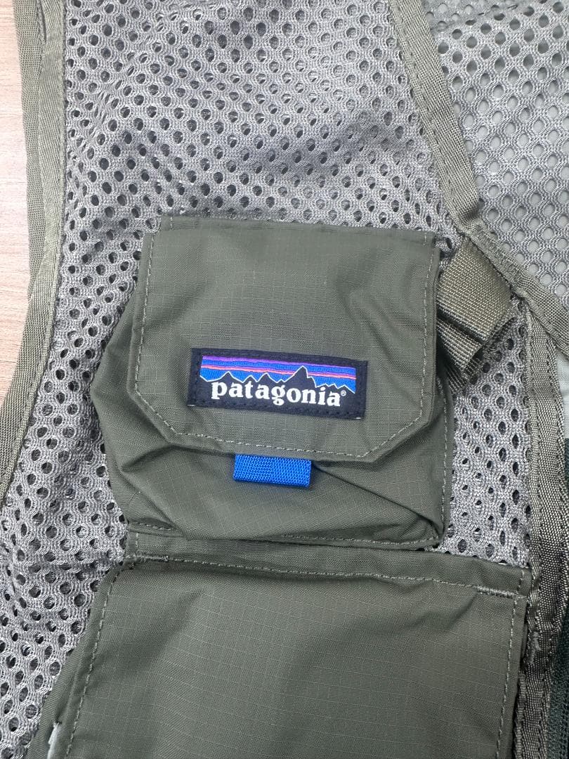 【最終価格】Patagonia フィッシングベスト M オリーブグリーン
