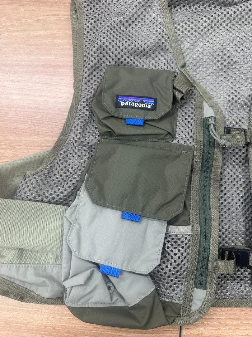 【最終価格】Patagonia フィッシングベスト M オリーブグリーン