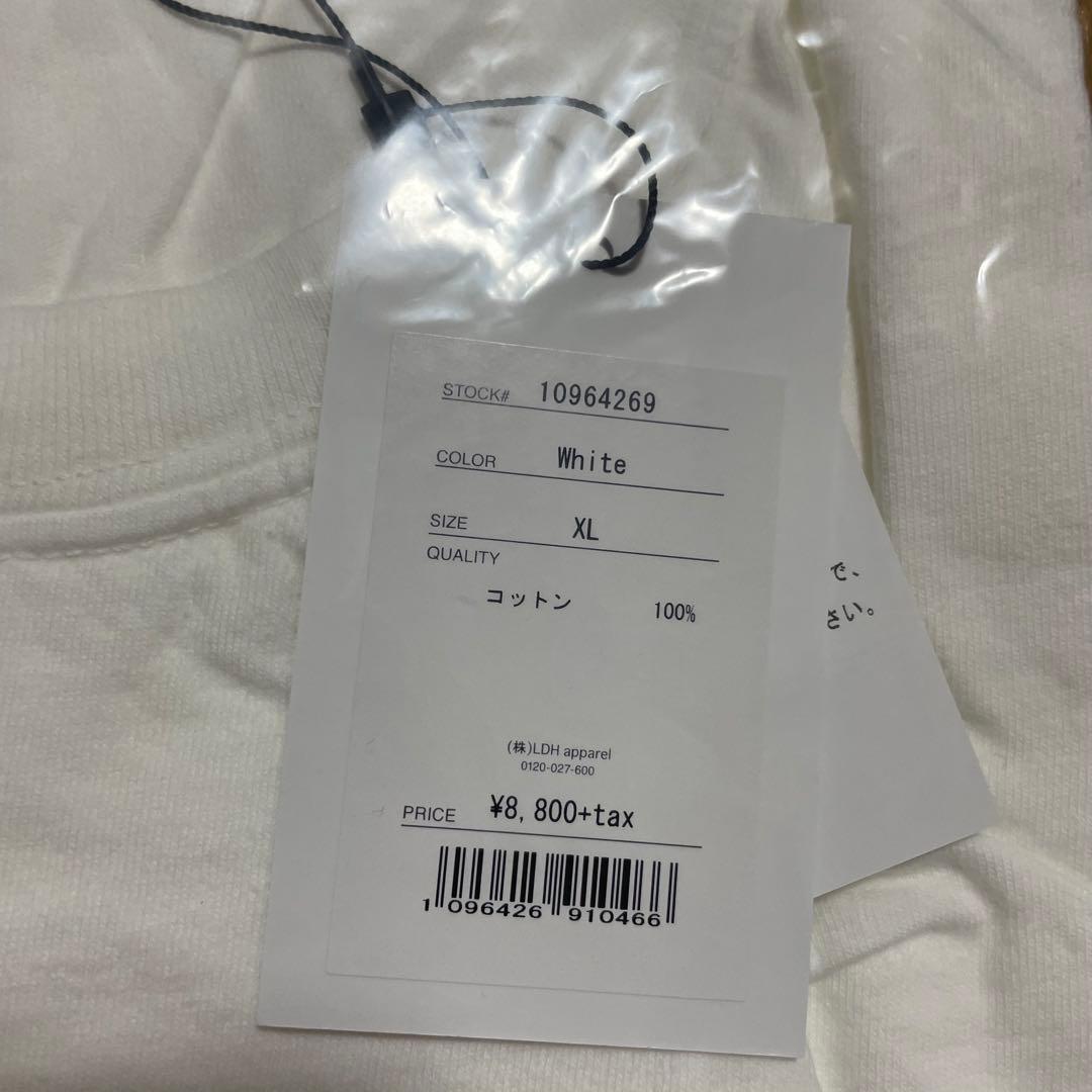 RILY リップ Tシャツ ホワイト 今市隆二