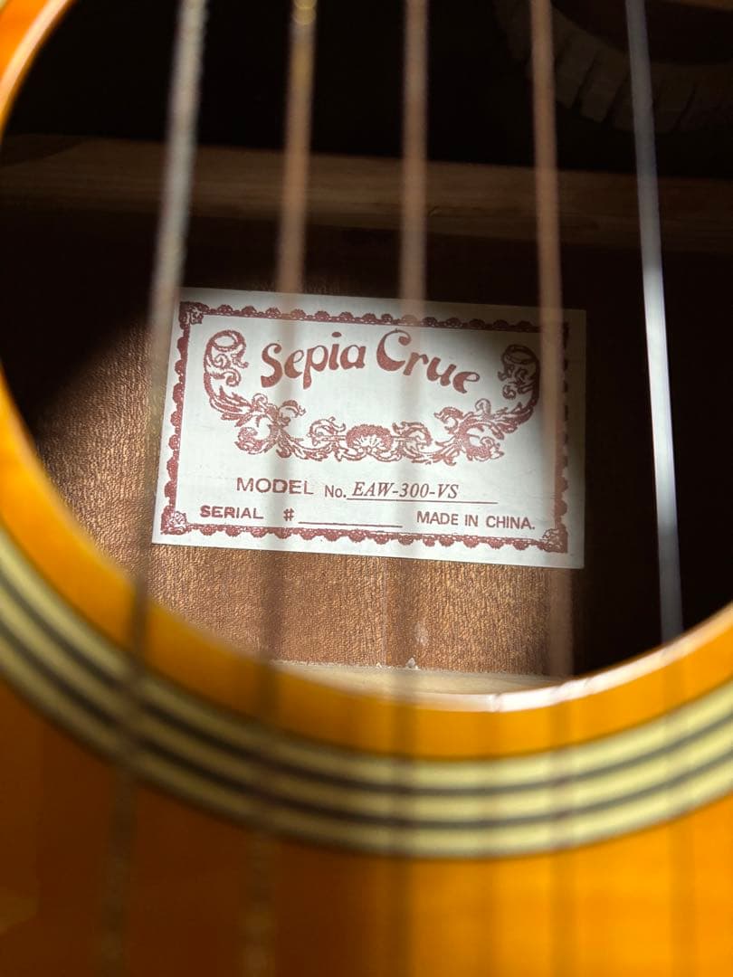 【手渡し希望】Sepia Crue EAW-300-VS アコースティックギター