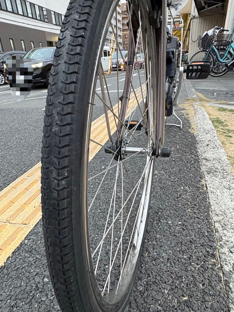 中古Panasonic電動アシスト自転車　16Ah 大阪　095