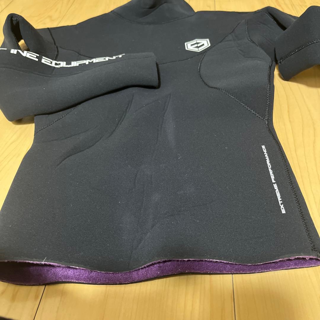 FINE EQUIPMENT ブラック 長袖ウェットスーツ WM 女性用