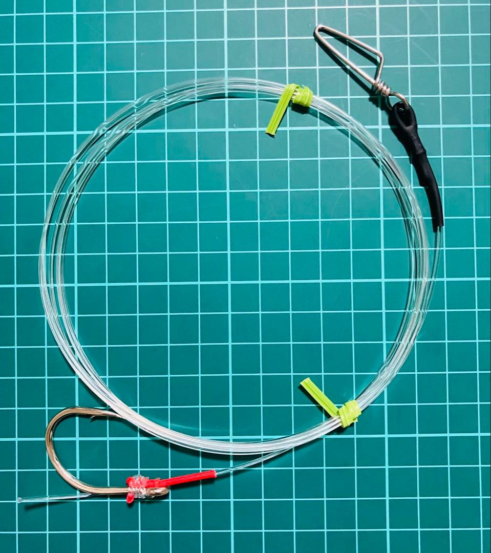 リクエスト品　ナイロン3m 30セット 大物泳がせ仕掛け　ナイロン50号