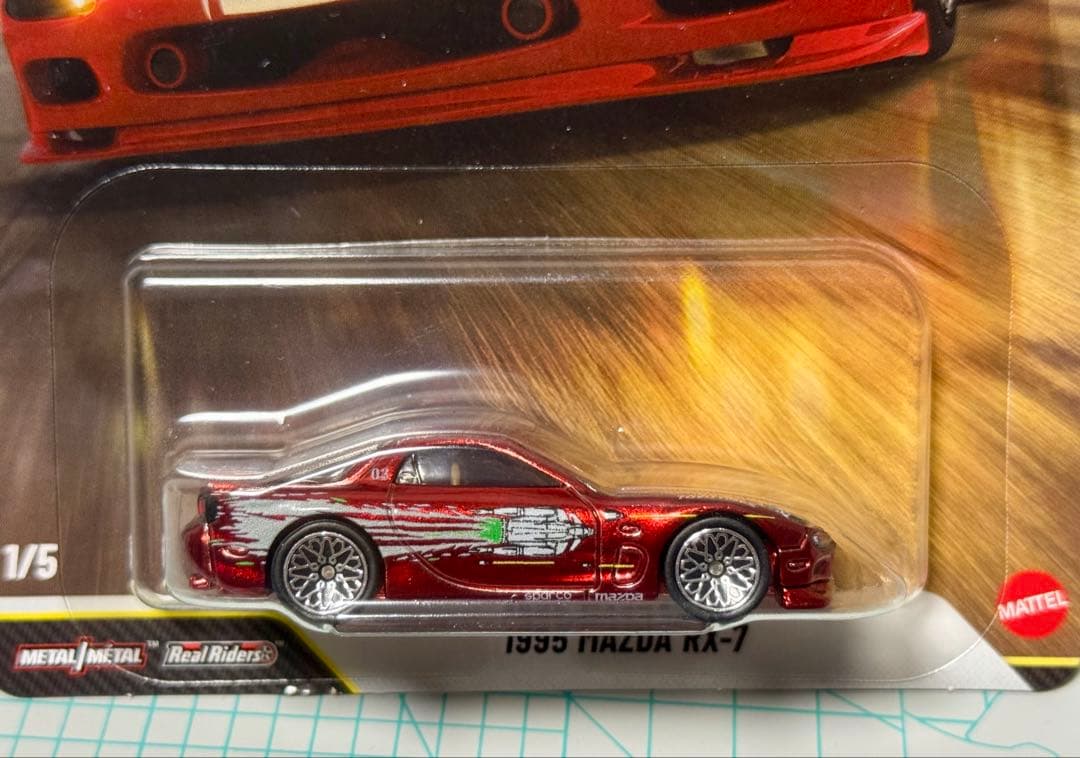 ホットウィール　ワイルドスピード マツダrx7 チェイス