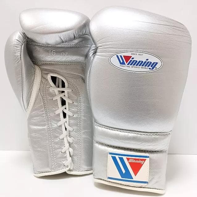 Winning ウイニング ボクシンググローブ 16oz 銀 CO-MS-600