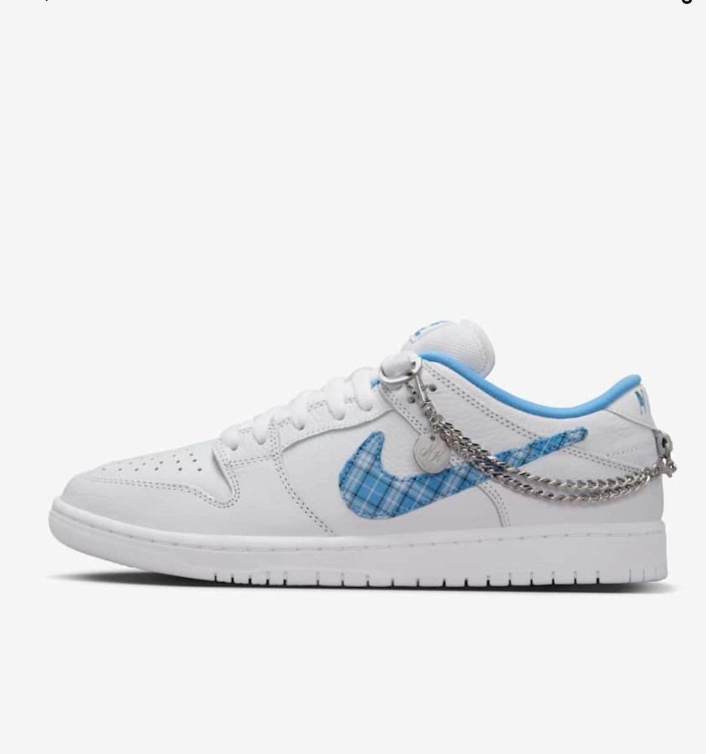 【新品未使用】NIKE SB ダンク ロー プロ 27cm ホワイト ブルー