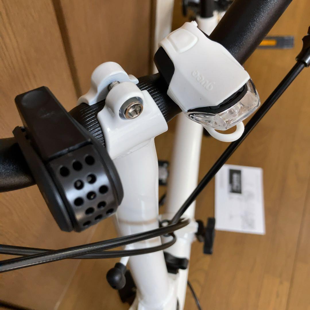 litepro 折り畳み自転車　折りたたみ　本体　白　ホワイト