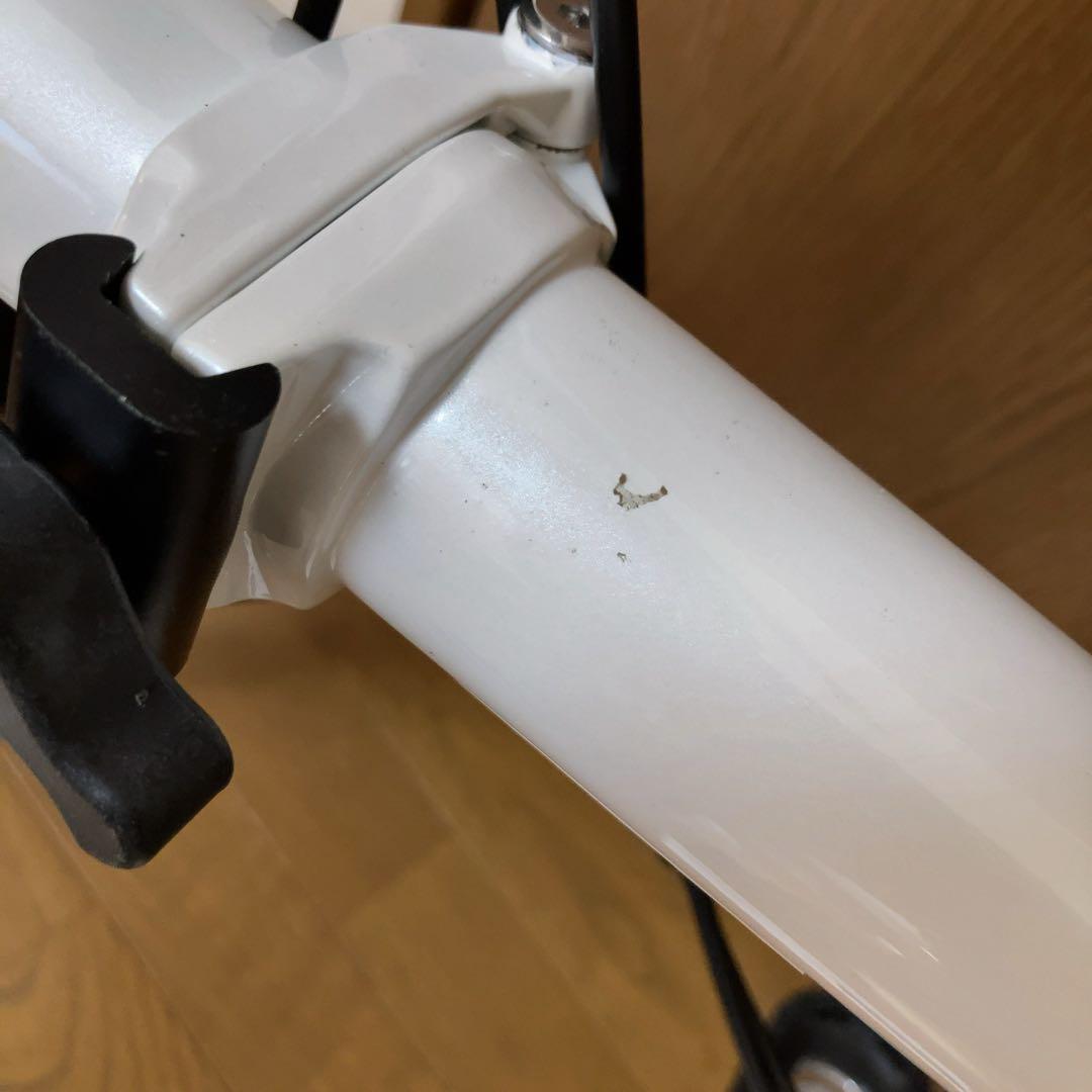 litepro 折り畳み自転車　折りたたみ　本体　白　ホワイト