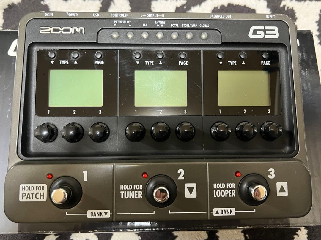 ZOOM G3 ギター用マルチエフェクター＆アンプシミュレーター