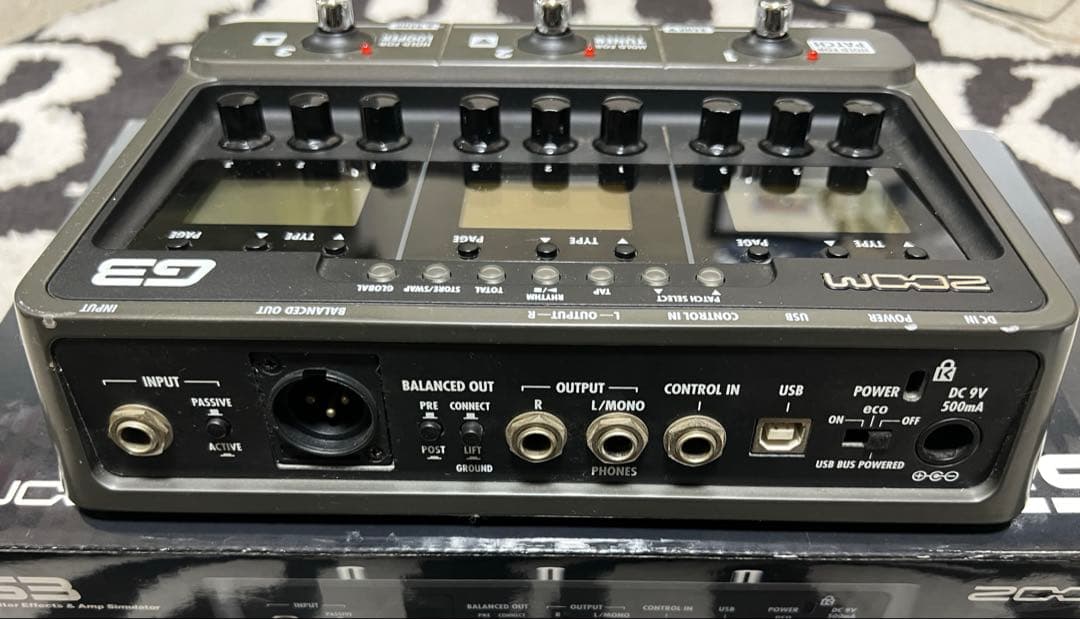ZOOM G3 ギター用マルチエフェクター＆アンプシミュレーター