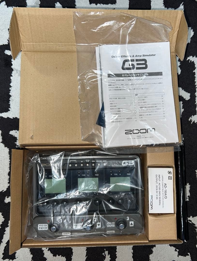 ZOOM G3 ギター用マルチエフェクター＆アンプシミュレーター