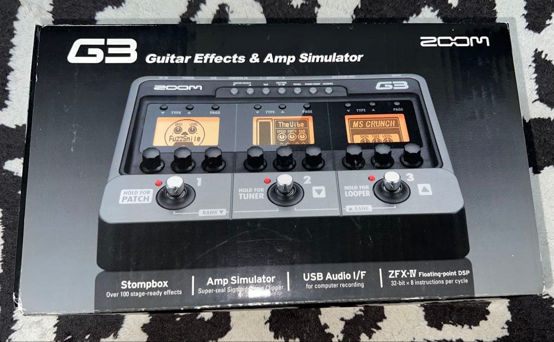 ZOOM G3 ギター用マルチエフェクター＆アンプシミュレーター