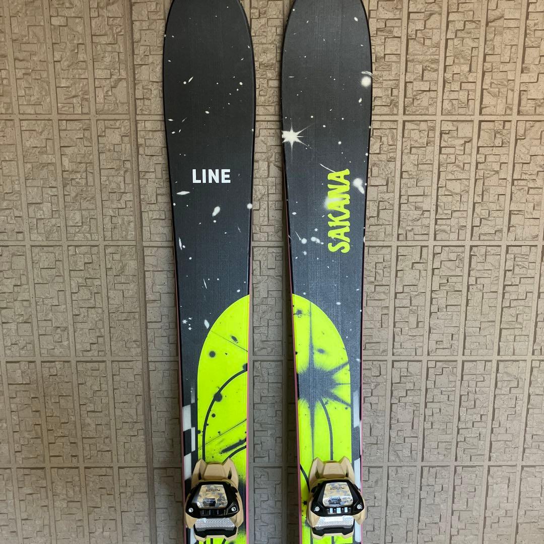 LINE Sakana 25-26スキー板 マーカーグリフォン　ビンディング付き