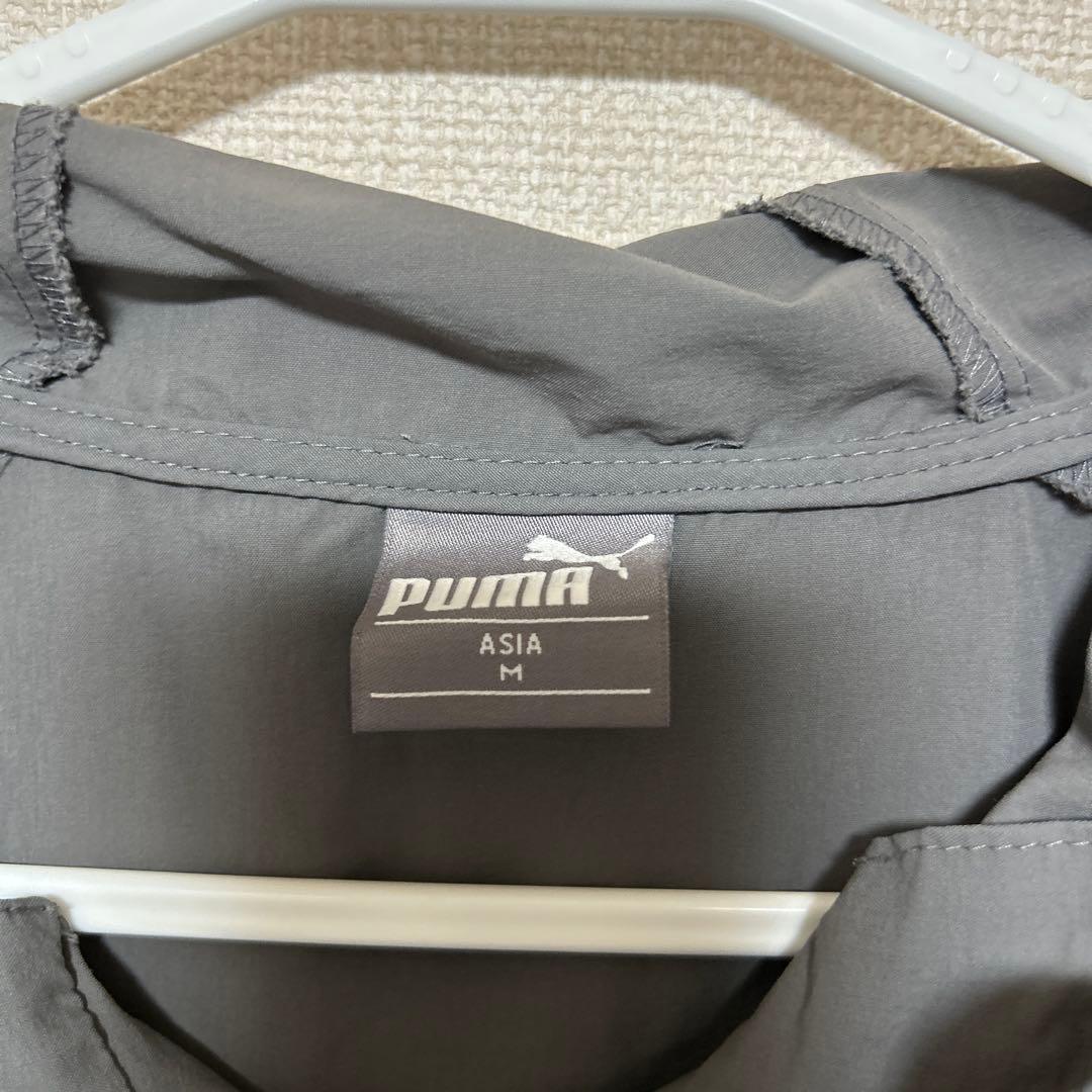 神村学園　PUMA グレー ピステ 上下セット