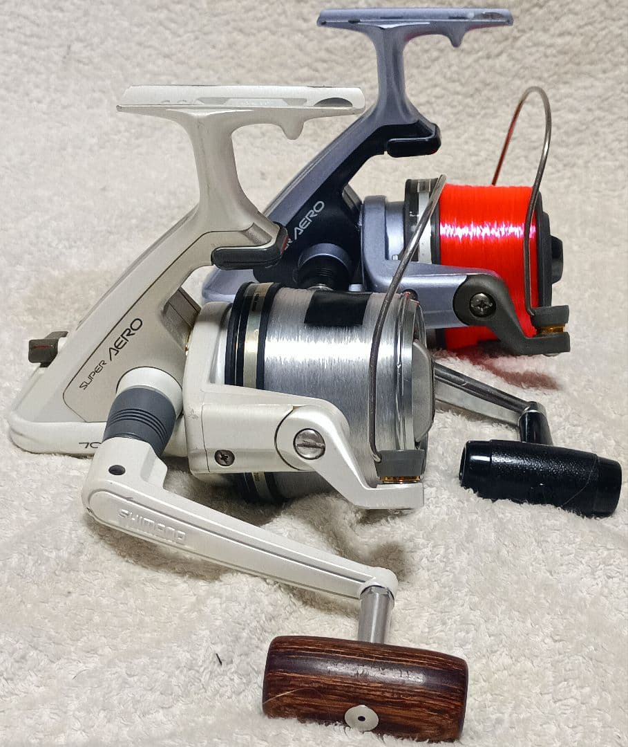 シマノスーパーエアロ7000&5000投げ釣り専用リールまとめて２台