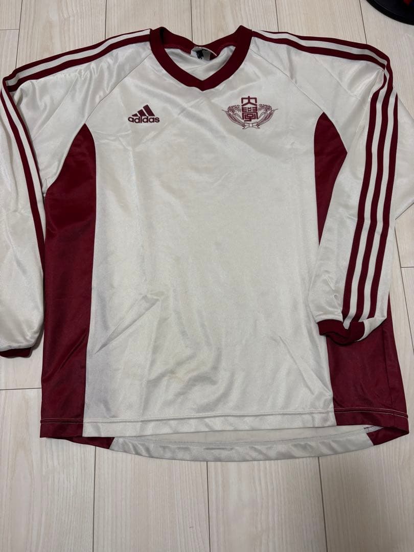 早稲田大学 サッカー 選手用練習着 アディダス 支給品 中古 ユニフォーム