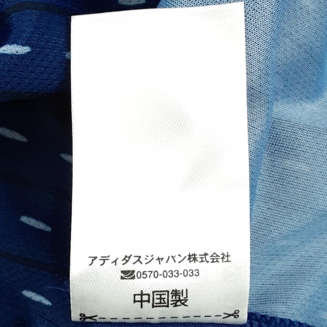 美品◎adidas アディダス サッカー ユニフォーム ブルー 青 本田圭佑