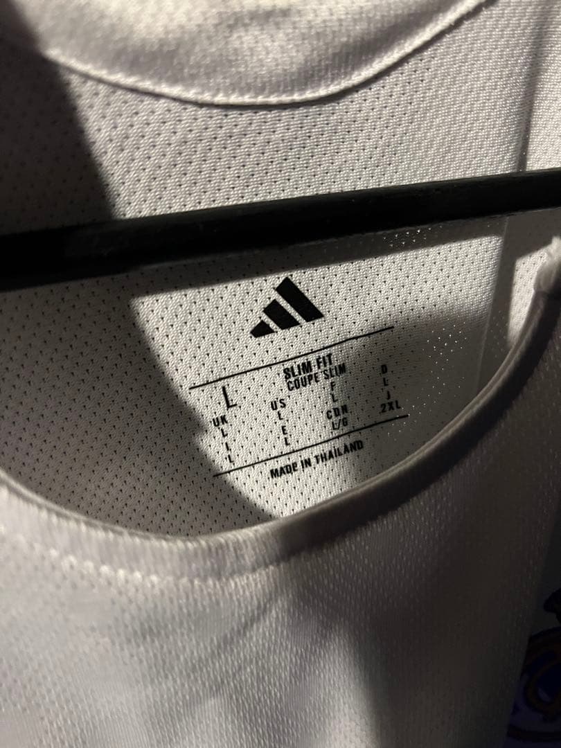 Real Madrid adidas ユニフォームtシャツ \"L\"