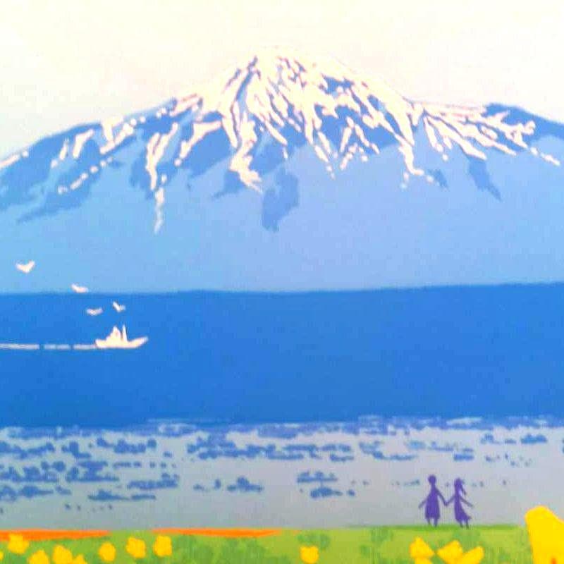 ☆ 吉岡 浩太郎 ☆「旅の思い出」シルクスクリーン　大衣　新品！