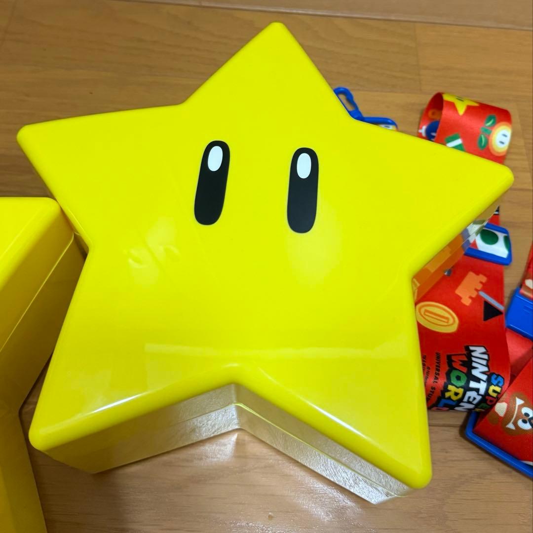 マリオ ポップコーンバケツ スター USJ ユニバ ニンテンドー ユニバ ケース