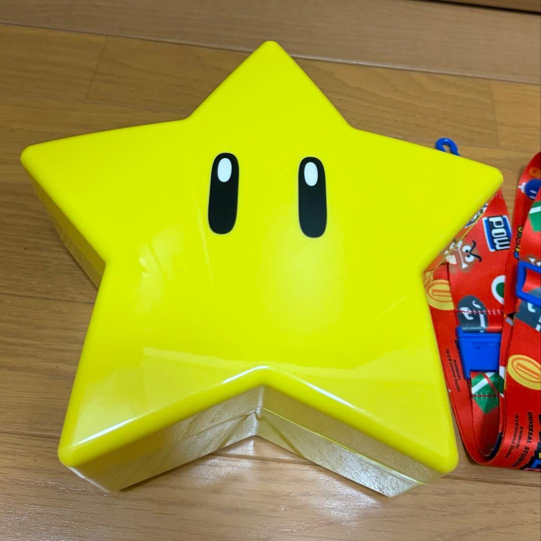 マリオ ポップコーンバケツ スター USJ ユニバ ニンテンドー ユニバ ケース