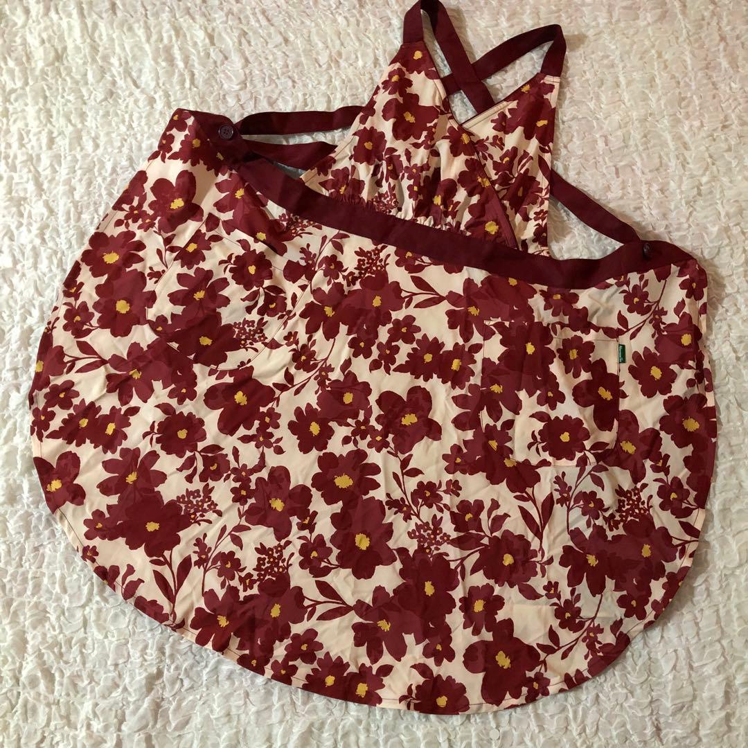アフタヌーンティー カシュクール 花柄エプロン