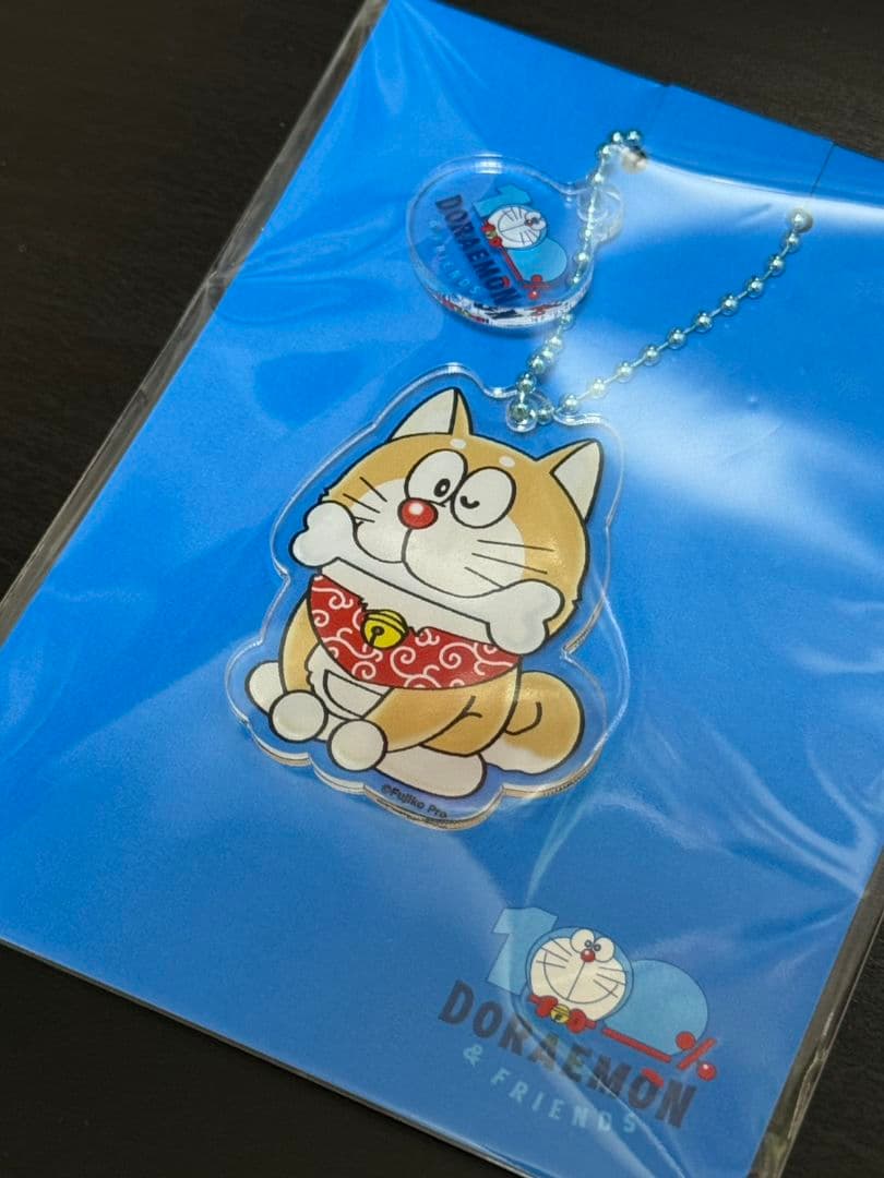 100%ドラえもん＆FRIENDS アクリル2連キーホルダー 4個セット
