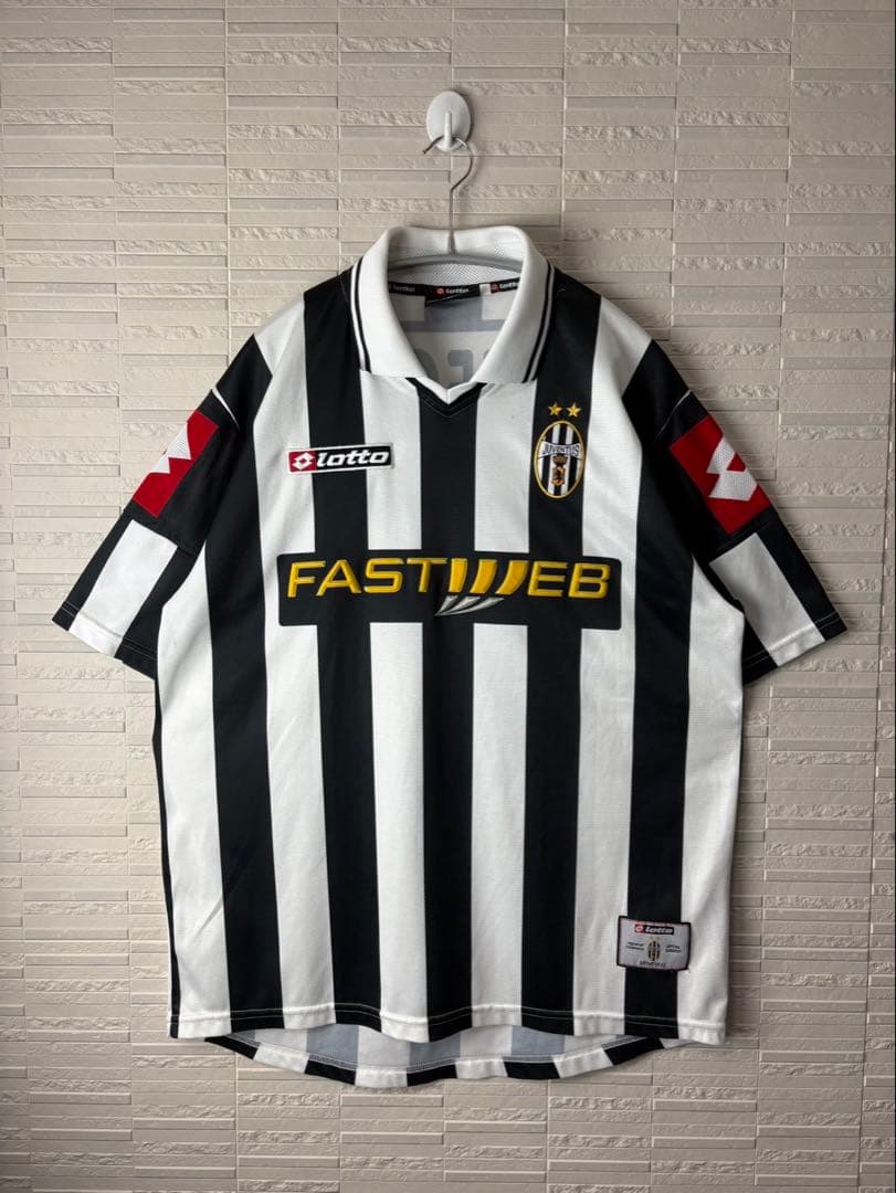 00s 正規品 LOTTO ユベントス ユニフォーム　01/02 トレゼゲ M