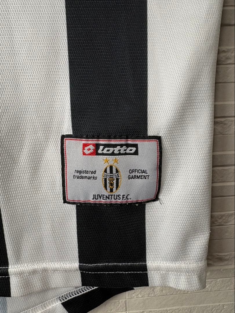 00s 正規品 LOTTO ユベントス ユニフォーム　01/02 トレゼゲ M
