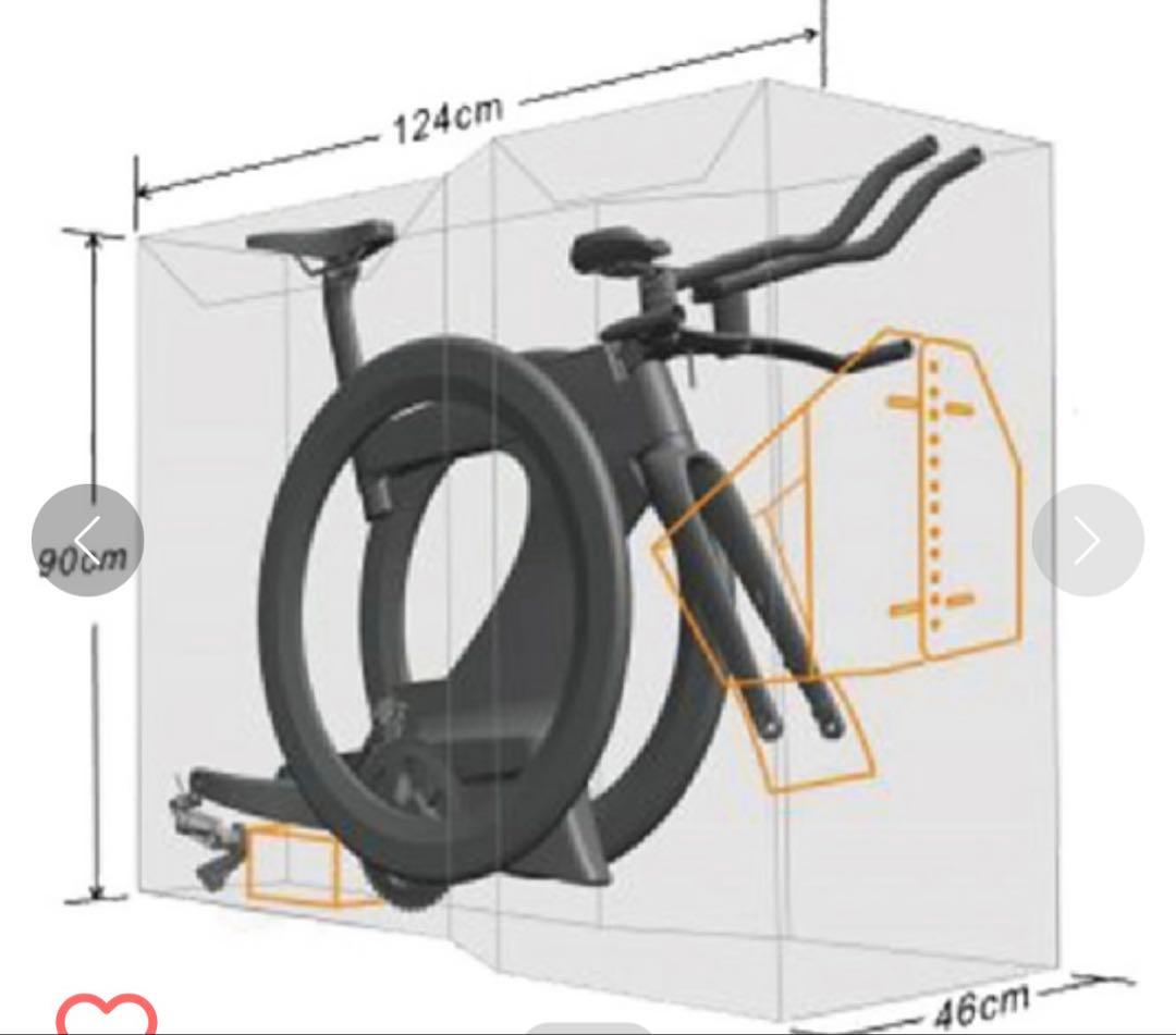 Qbiclus Bike Porter 自転車輸送ケース(ハンドルそのまま収納)