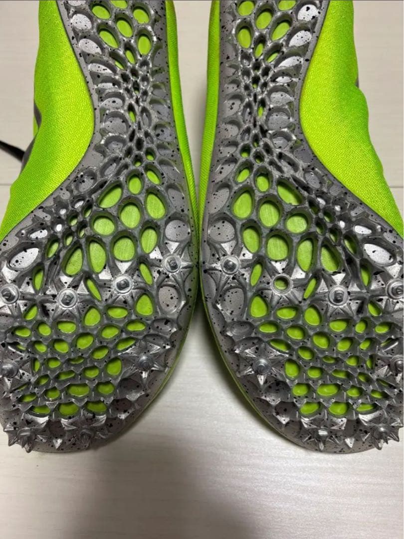 Nike ズームスーパーフライエリート　蛍光グリーン スパイクシューズ　27cm
