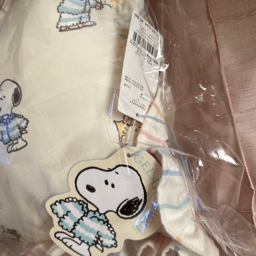 ジェラートピケ PEANUTS オリジナルアート 総柄ロングピロー　枕