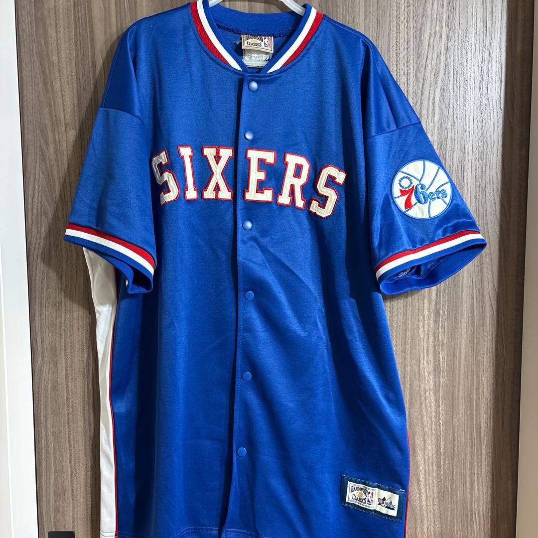 【古着】NBA HARDWOOD CLASSICS 76ERS シャツ MAJE